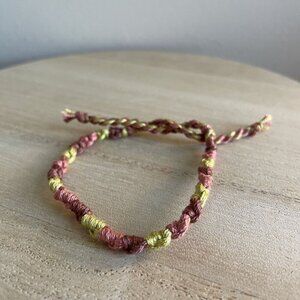 Rhys Bracelet, anklet, trendy, comfortable, tie, embroidery thread, woven, gift,